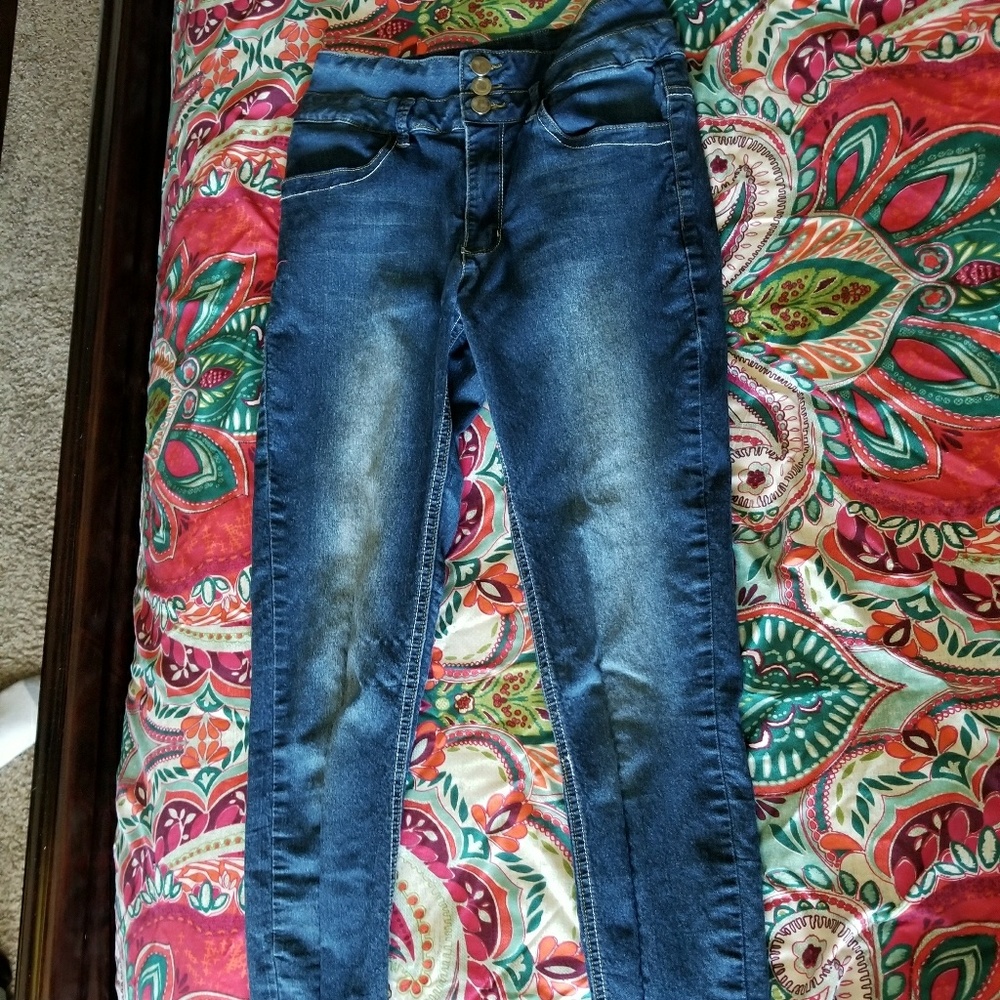 High waisted jeggings